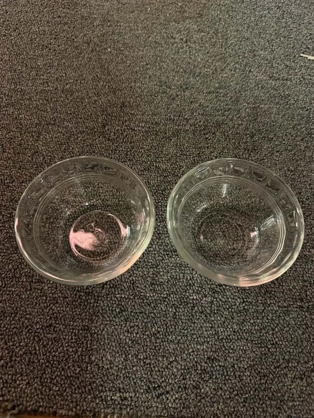 Pyrex Custard Cup Set of 4 Clear Glass 6 oz